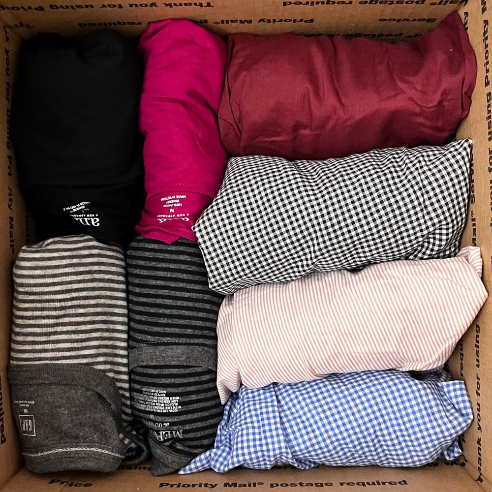 Clothing Bundle Tops Blouse Lot x8